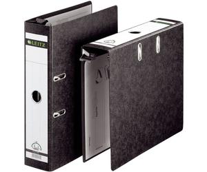 20x Leitz 1821-00-00 Classeur à levier de qualité , A4, carton rigide, large, noir