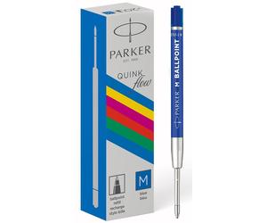 20x Parker 2166550 Quinkflow Basic Kugelschreiber Mine M blau