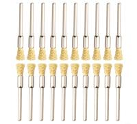 20x pour roues Fil Laiton 5mm Brosse Polissoire pour perceuse | Lot de 20 unités, diamètre 5mm, élimine rouille et , compatible perceuses électriques, usage professionnel