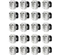 20x REV Ritter Prises Schuko avec 2x USB & sécurité enfants, prise blanche 250V