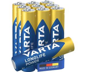 20X Varta 45141 Longlife Power LR03/AAA (Micro) (4903), 10 pcs. pcs. Blister - Pile alcaline au manganèse (alcaline), 1,5 V