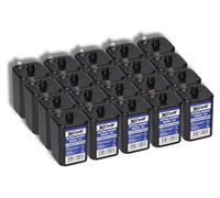20x XCell 4R25 6V 9500mAh pile monobloc, pour lampes clignotantes, lampes de chantier