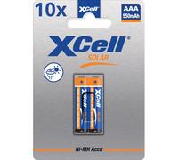 20X XCell Piles Solaire X550AAA Micro Ni-MH 1,2V 550mAh (10X 2 Pcs Blister)