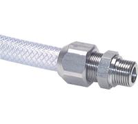 20x13mm & G1/2'' Raccord à compression droit en acier inoxydable avec filets mâles 10 bar PTFE