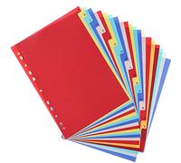 21 Intercalaires Classeur A4 Alphabétique Multicolore pour Organisation de Documents (29,5 x 20,8 cm)