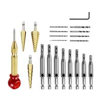 21 Pièces Foret Outils De Forage Multi-Fonction Superbe Artisanat Pour Métal Haute Vitesse En Acier Bois Trou Cutter