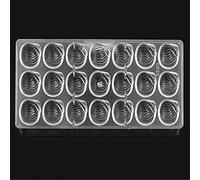 21 trous DIY Outil de fabrication de moule à gâteau Chocolat, bonbons, mer d'escargot en forme en polycarbonate boulangerie Pâtisserie Moule, bac à glaçons, plateau Bakeware Moules