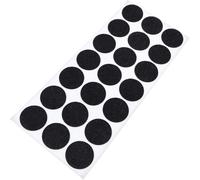 21 X Felt Gliders / Black / Diameter 30 Mm / Round / 1.5 Mm Thick / Self-Adhesive Gliders Of Optimal Quality