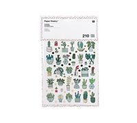 210 Autocollants 'rico Design - Paper Poetry' Hygge Plantes Mix