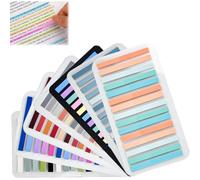 2100 Pièces Marque Page Adhesives Index Tabs Demi-Transparence Tampons Notes Post It Livre Notes Autocollantes Colorées De Inscriptibles Signets Adhésifs Pour Marqueur D'école De Bureau