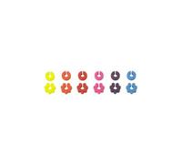 210220 FANCY RINGS MARQUEUR DE VERRE LOT DE 12