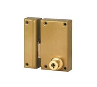 210510 Verrou vertical en applique 45x23 mm gauche or