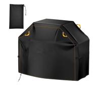 210D Oxford Grill Cover Waterproof UV Resistant Windproof BBQ Protector | 210D Oxford Grill Cover Helps Protect Outdoor BBQ Grills From Water UV Exposure And Wind With Adjustable Straps