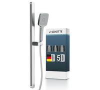 21212-EU Ensemble de buses de douche murales "HAWAII", chromé/gris clair, forme rectangulaire