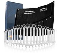 HASKYY Jeu de clés à cliquet 6-32mm 22 pcs. en poche