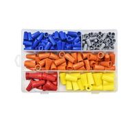 220 pièces connecteurs de fil électrique bornes à vis insert isolant connecteurs de fil torsadé capuchons pour connexion rapide kits d ' assortiment d ' inserts à ressort