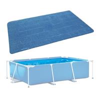 220 x 150 cm Couverture Solaire Pliable pour Piscine - Couverture Chauffante Solaire Rectangulaire | Tapis Chauffant De Sécurité Isolant Et Imperméable Robuste Et Anti-poussière pour L'extérieur