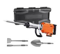 2200 W Marteau-Piqueur - VEVOR -Perforateur Burineur Démolition - 4 Burins 1350 BPM