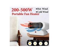 220V 200-500W Chauffage électrique Mini Ventilateur Chauffage Portable Chaleur/froid Vent Chauffage