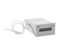 220V AC Compteurs d'énergie Compteur d'impulsions et événements électromagnétiques à 6 chiffres Compteur d'impulsions électromagnétique