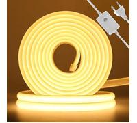 220V Bande Lumineuse Led Cob,Dimmable 288 Leds/M Néon Étanche Ip67 Ruban Led 50Cm Découpable Flexible Light Strip Pour Diy L[EA7]