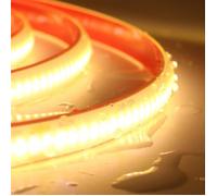 220V COB Ruban LED, IP65 Étanche Flexible LED bande lumineuse, 288LEDs/m Colle double face light strip pour Noël, Fête, Chambre, C
