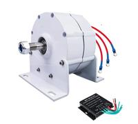 ,220v,Générateur à aimant permanent sans engrenage 4500W basse vitesse | Éoliennes et turbines hydrauliques 12V 24V 48V 220V avec contrôleur (avec base)