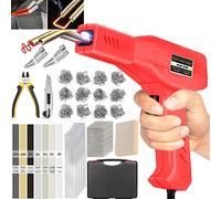 220W Soudure Plastique,2 en1 Kit Reparation PlastiqueSoudage Plastique Pare-chocs Voiture avec 800pcs Agrafes&64pcs Bâtons Soudage,Soudeur Plastiques pour Réparation Plastiques Pare-chocs Voiture