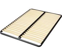 EBAC Literie Sommier à Lattes 120x190 Epsilon - 40 Lattes Bois - Fabrication française