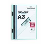 DURABLE Chemise à clip DURACLIP format A3 Bleu