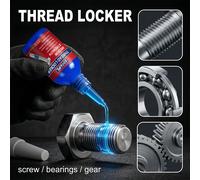 222 262 50ML 10G Threadlocker 243 Colle pour vis à résistance moyenne, anti-rouille, bleue, agent de blocage des filetages, adhésif, mastic, scellant -262-10G-5PCS
