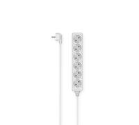 [223006] Hama Multiprise, 6 prises, 1,4 m, blanche