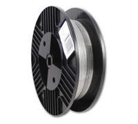 227906 Câble acier galvanisé 3,5 mm Ø gaine PVC transparent bobine 50 m