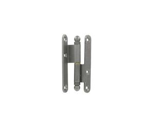 227ARD1162 Paumelle droite 110x60x70 mm acier poli verni