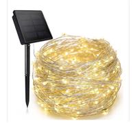 22m 200Led Guirlande Lumineuse Solaire Extérieur Jardin Terrasse Mariage et Fête De Noël