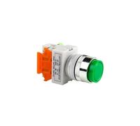 22mm LAY37 autobloquant/verrouillage auto-réinitialisation/momentané tête haute bouton-poussoir commutateurs rouge vert noir 1NO 1NC 10A250VAC(G,Self-reset)