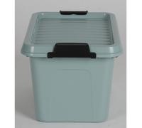22x boîtes à charnières 5,5L 30x20x17cm couvercle rangement coffre à jouets couleurs