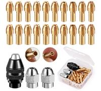 23 accessoires de perçage de haute qualité pour Dremel, en cuivre pur