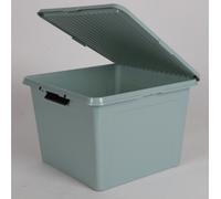 23x boîtes à charnières 26L couvercle rangement paniers panier boîtes à jouets ordre