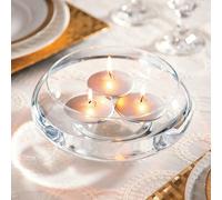 24/20/8 pièces Set de bougies flottantes à l'eau, cire de paraffine blanche, convient pour mariage, anniversaire, fête et décoration de la maison, décoration de la maison, décoration de la chambre, dé