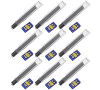 24 boîtes Mine de crayon mécanique pour dessin HB 0,9 MM graphite noir | Recharge rapide, compatibilité large, pour croquis, devoirs scolaires et papier technique, usage bureau