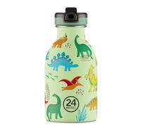 24 Bottles Urban Bottle-jurassic Friends Water Bottle 250ml Vert Enfants