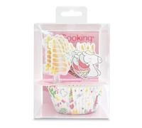 24 Caissettes + 24 Cake Toppers "Licorne