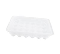24 Cases Boîte à Œufs Compartimentée en PP pour Réfrigérateur | Rangement Blanc Peu Encombrant, Organise le Frigo, Usage Domestique Pratique, Garde les Œufs Frais