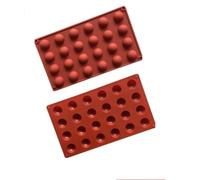 24-cavité 3D Semi Sphère Silicone Chocolat Moule Demi-boule Gâteau Plateau Silicone Dôme Cuisson Moules Pudding Bonbons Gelée DIY Outil