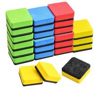 24 Éponge Magnétique pour tableau Blanc,Petit Effaceur Tableau Blanc Magnetique,Gomme Magnétique pour Tableau Blanc,Brosse Tableau Blanc Magnetique