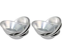 24 moules en aluminium anodisé pour œufs, tartes, cupcakes, gâteaux, biscuits et puddings, lot de 2