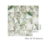 24 PCS Autocollant pour carrelage mural, Imperméable Stickers Carreaux , Convient pour la Cuisine, Salle de Bain（15x15cm）
