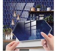 24 PCS Autocollant pour carrelage mural, Stickers Carreaux , Convient pour la Cuisine, Salle de Bain（10x20cm）