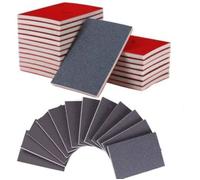 24 pcs Éponge de Ponçage, Polissage Grain 180-3000,Cale a Poncer Kit Papier Abrasif Sec et Humide pour Modèle de Construction Sèch